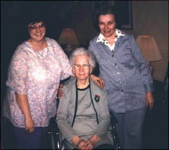 Becky Dorrough; Grandma Della Collins Dorrough; Julia (Judy) Kish Dorrough; Family Grandparents